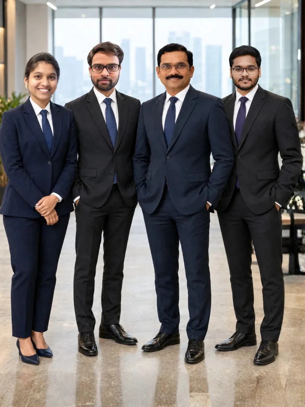 Corporate business team in office meeting